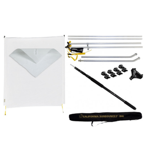 California Sunswatter 6x8 Frame + boom stick + grip